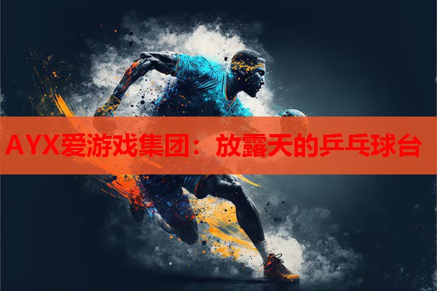 放露天的乒乓球台 放露天的乒乓球台