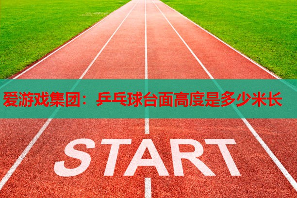 乒乓球台面高度是多少米长 乒乓球台面高度是多少米长