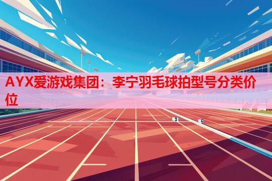 李宁羽毛球拍型号分类价位 李宁羽毛球拍型号分类价位