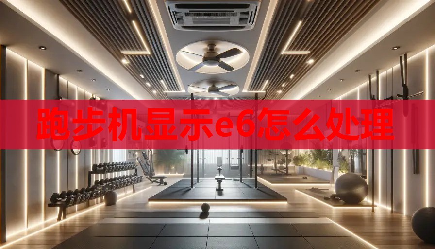 跑步机显示e6怎么处理 跑步机显示e6怎么处理