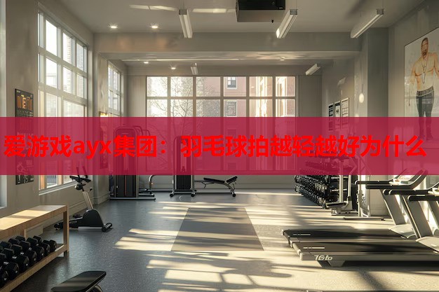 羽毛球拍越轻越好为什么